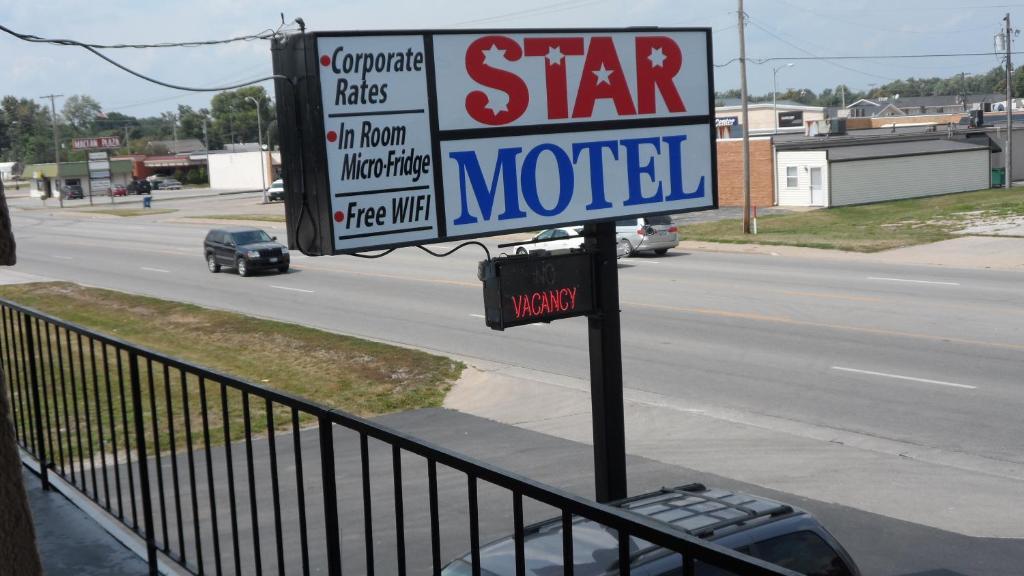 Star Motel Macomb Exterior foto